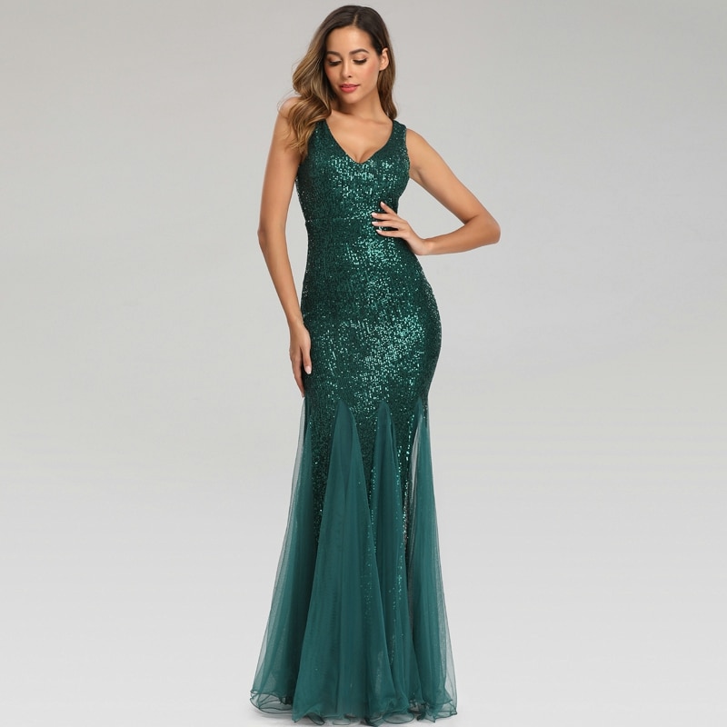Elegant Mermaid Long Dress for Women