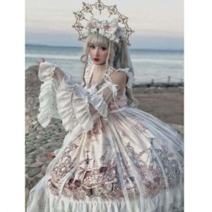 Gorgeous Princess Nautical Treasure Chiffon Dress