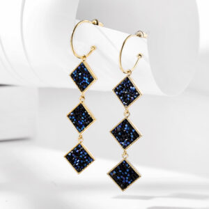 Geometric atmospheric earring