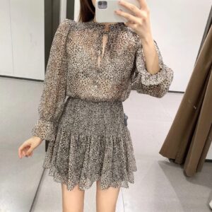 New Women's Wild Animal Print Dress