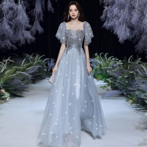 New Atmospheric Ladies Banquet Temperament Long Princess Fairy Host Dress