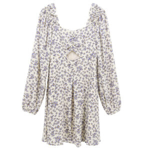 Lavender Floral Dress