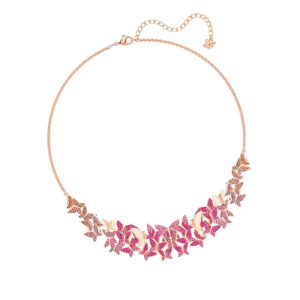 Butterfly Pendant Tassel Necklace Ring Earring