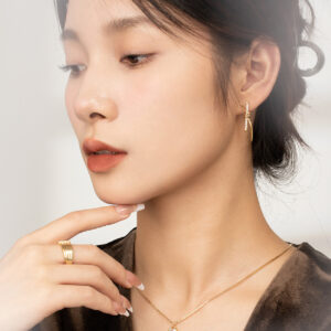 New Sterling Silver Earring Girl