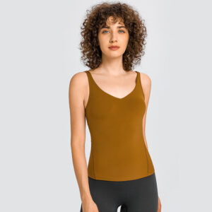 V-neck Beauty Back Exercise Vest For Women