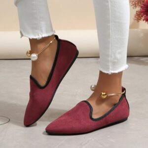 Flat Round Toe Pumps Women's Lazy Fashion All-matching