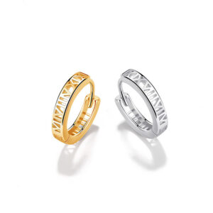 S925 Sterling Silver Earring Roman Earrings Jewelry Women