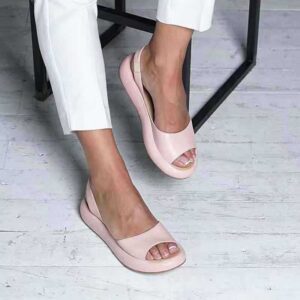 Shoes fish mouth thick ladies sandals