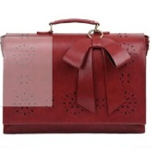 Women's hollow oil leather bag