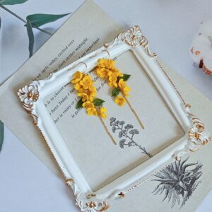 Vintage Osmanthus Flower Vine Earring Jewelry