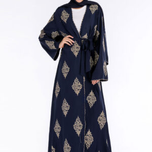 Women's embroidered cardigan robe